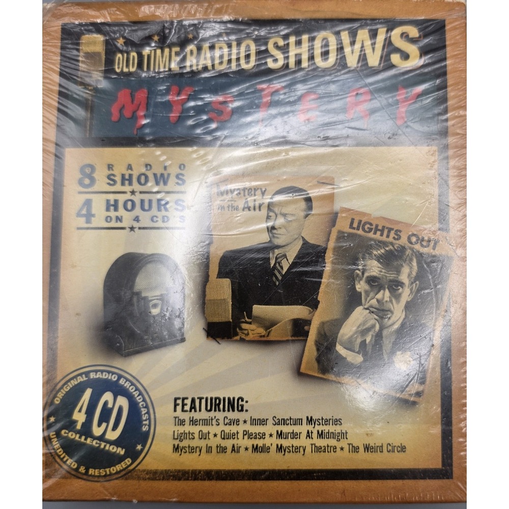 Old Time Radio Shows Mystery 4 CD Collection Nostalgia Ventures Audio Drama - Picture 9 of 9